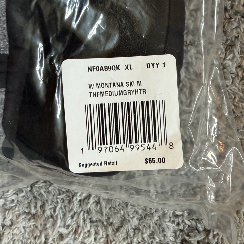 ✨$36✨NWT•The North Face Women’s Montana Ski Mitt Medium Grey Heather XL - Picture 8 of 10